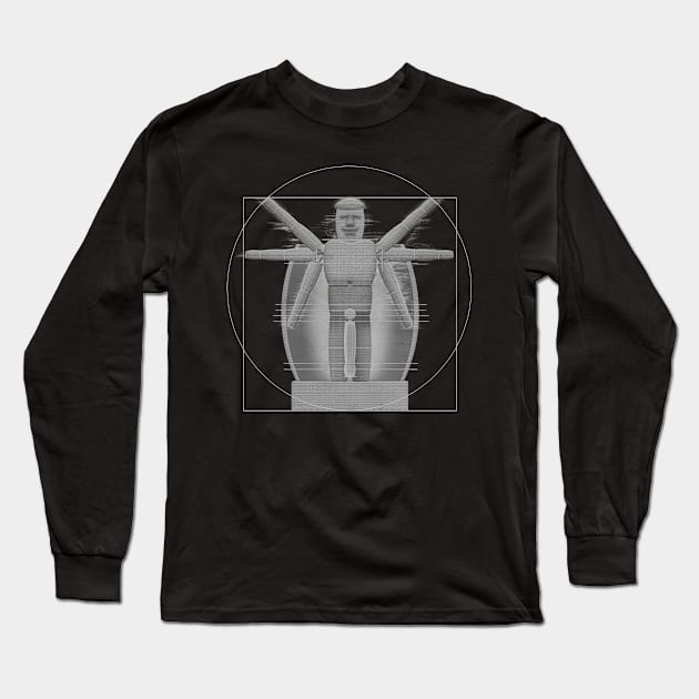 Anatomy of the Barrel Man Long Sleeve T-Shirt by Nostalgink